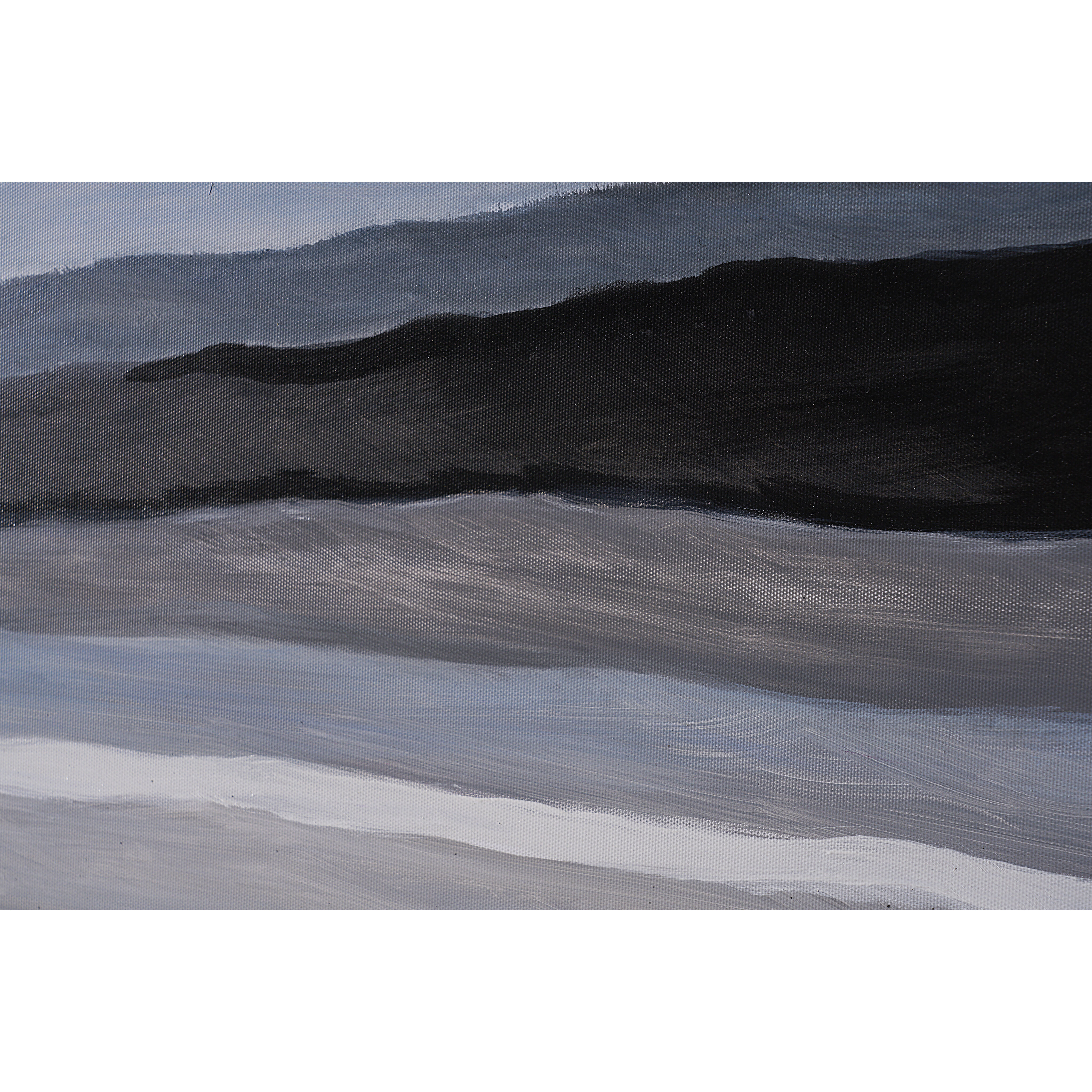 Mystic Landscape 72 X 22 inch Hand Painted Art